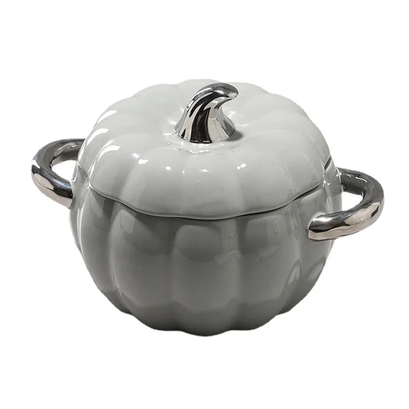 

Modern shape ceramic bowl with lid