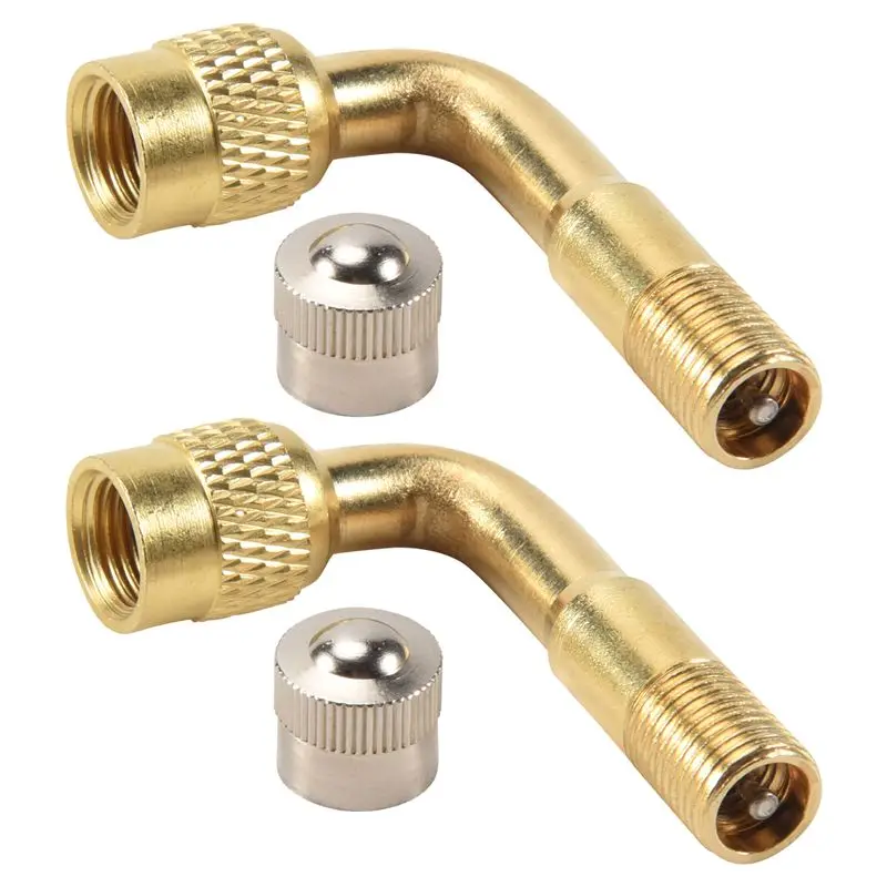 

Угловой удлинитель для насоса (90 градусов), насадка для накачки шин, удлинительная насадка, коленообразный адаптер, насадка на вентиль шины, удлинительная трубка, насадка для насоса - A61E