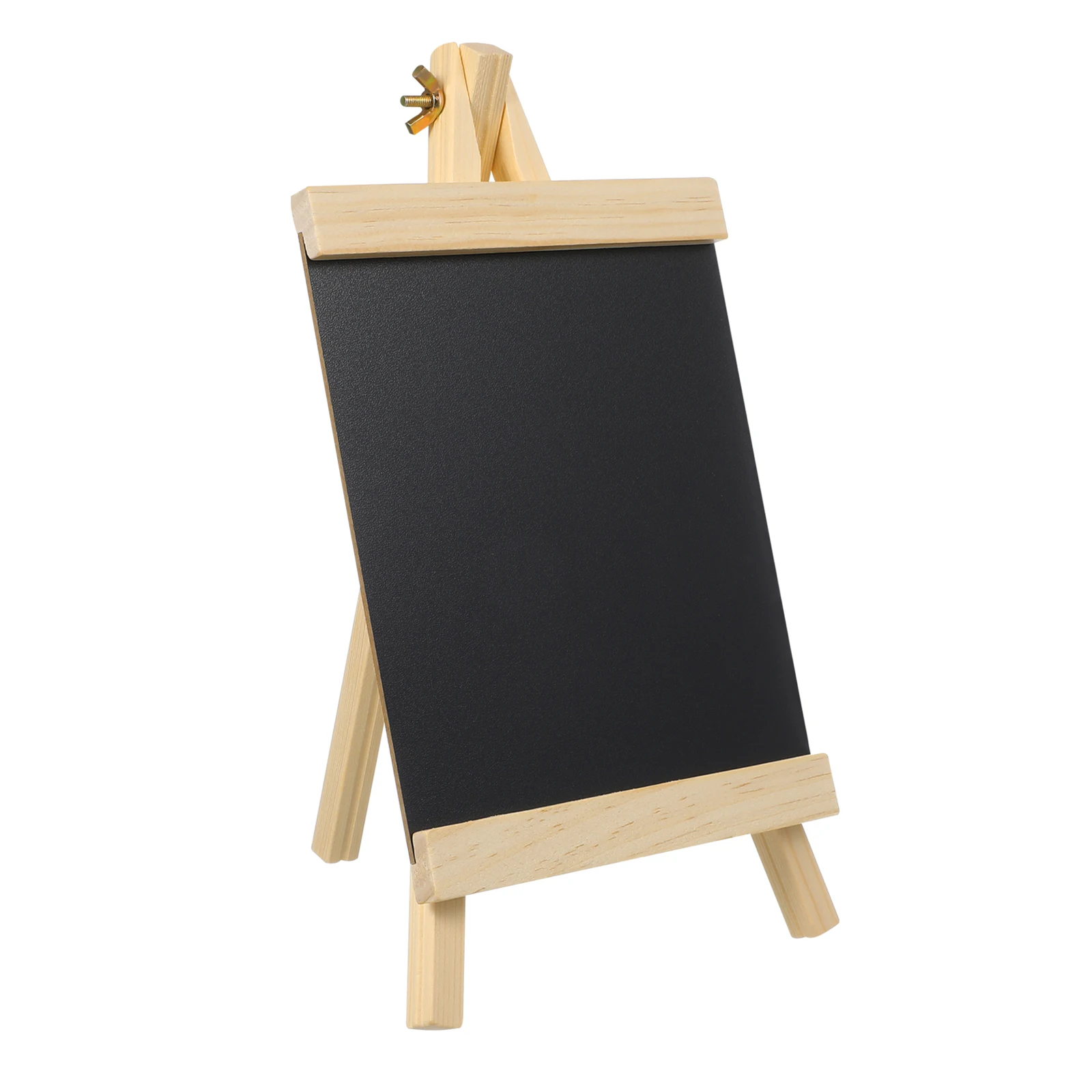 Chalkboard Easel for Wedding Menu Display Wooden Standing Blackboard Sign Cafe Chalk Board Tabletop Decor