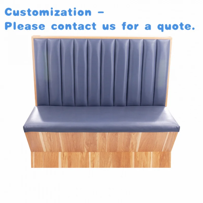 custom.Commercial Modern Luxury Furniture Single Side Coffee Wooden Bar Sofa Restaurant Seating Booth
