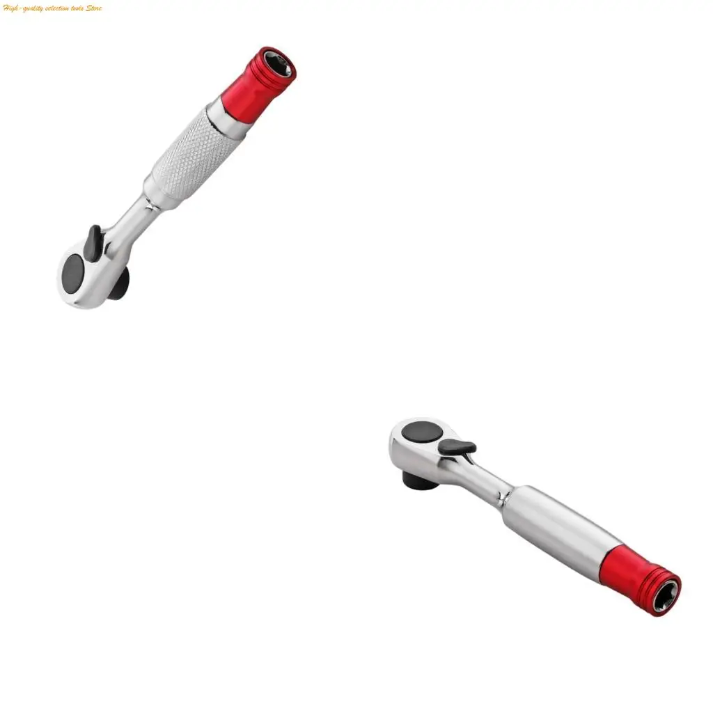 203F Ergonomic 1/4Inch 2 Directional Ratchet Wrench Socket Engineered for Rapid Direction Changing and Blind Spots Access