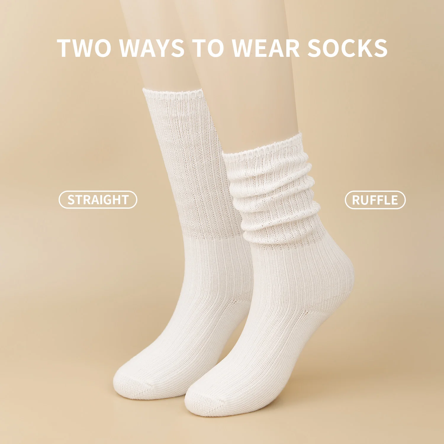 Autumn and winter pile socks, thick needle men's and women's socks, Japanese college style socks, Japanese women's socks