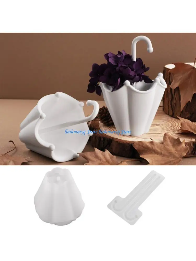 573B Multipurpose Silicone Mould For Crafting Decorative Plasters Candlesticks And Functional Umbrella Displays