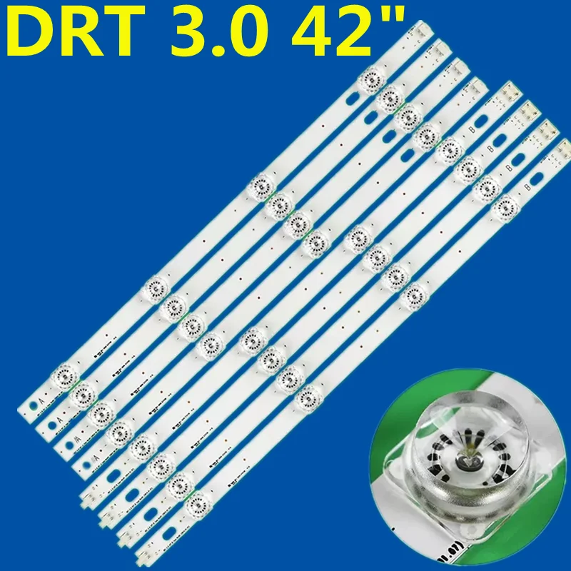 8PCS LED Backlight Strip For 42GB6310 42LB6500 42LB5500 42LB550V 42LB561V 42LB570V 42LB580V 42LB585V 42LB5800 42LB580N 42LB5700