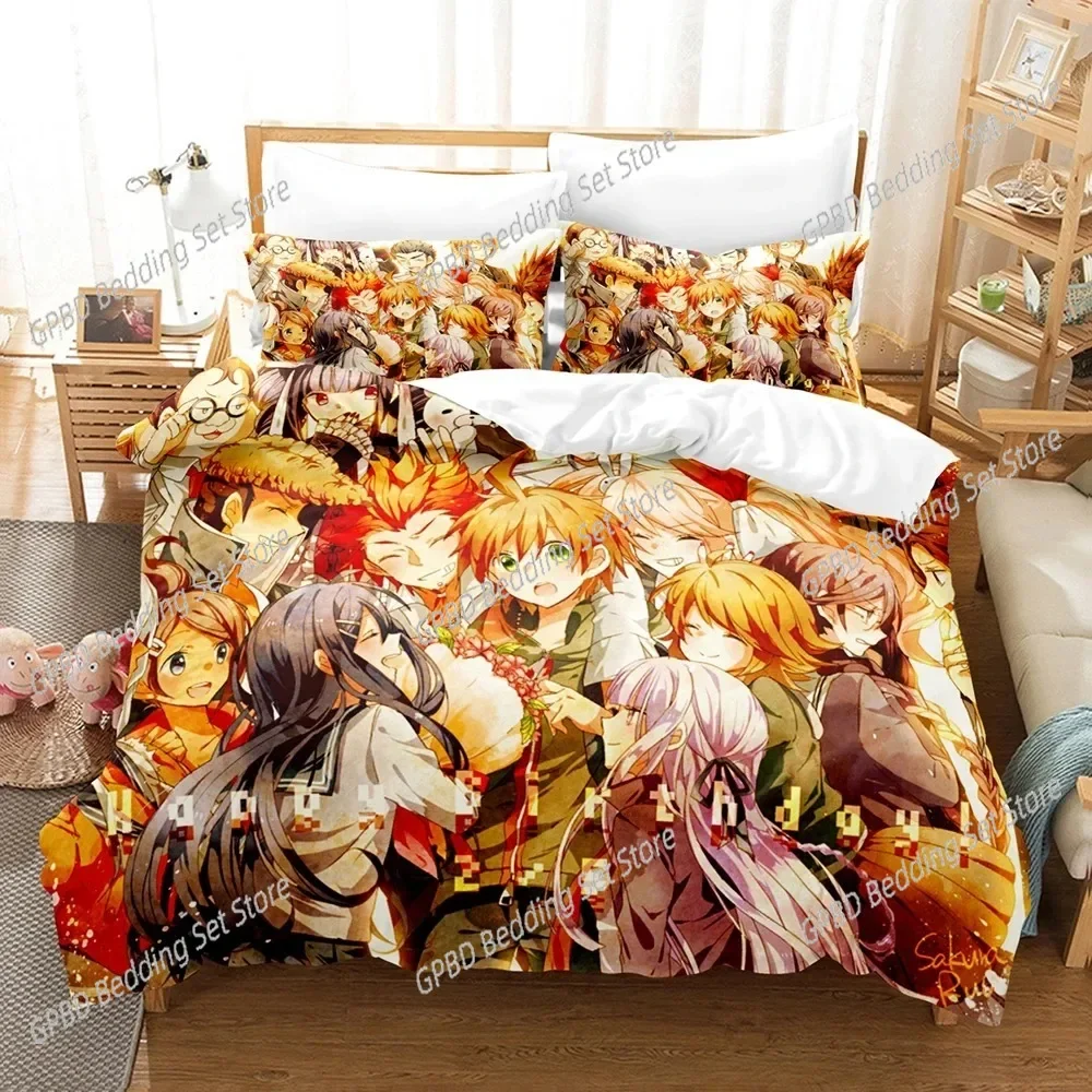 3D Anime Danganronpa Bedding Set,Duvet Cover Comforter Bed Set Quilt Cover Pillowcase,King Queen Twin Size Boys Girls Adults