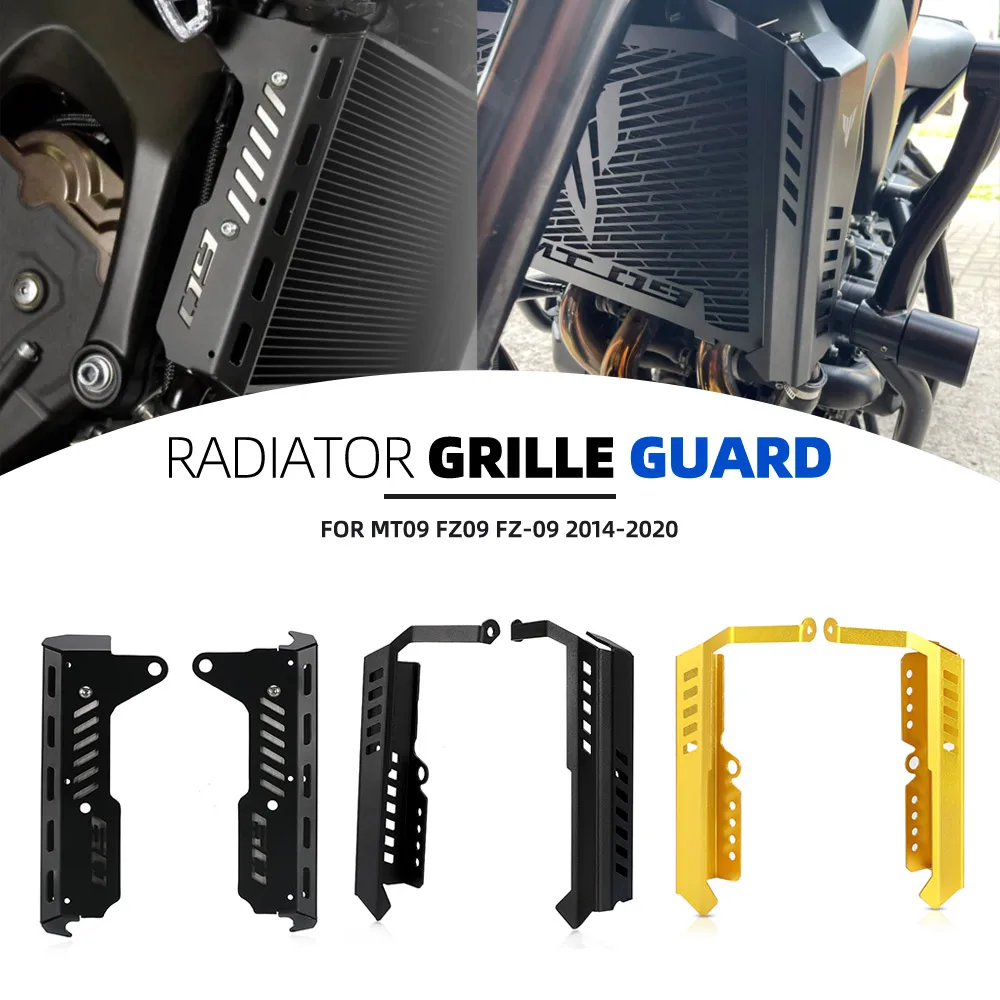 

MT09/MT-09 Radiator Grille Guard Side Protective Cover Protector For Yamaha MT09 FZ09 FZ-09 2014 2015 2016 2017 2018 2019 2020