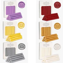 Wax for Stamps Sealing Wax for Seals Retro Envelope Glue Gun Sealing Wax Stick Wedding Wax Stamp Handle Craft Supplies HCL035