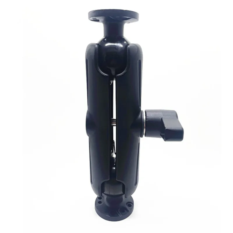 2.25 インチボールヘッドホルダーコンボダブルソケットアームラウンドマウントベース業界 Netvigator レールロッドコンピュータモニター用