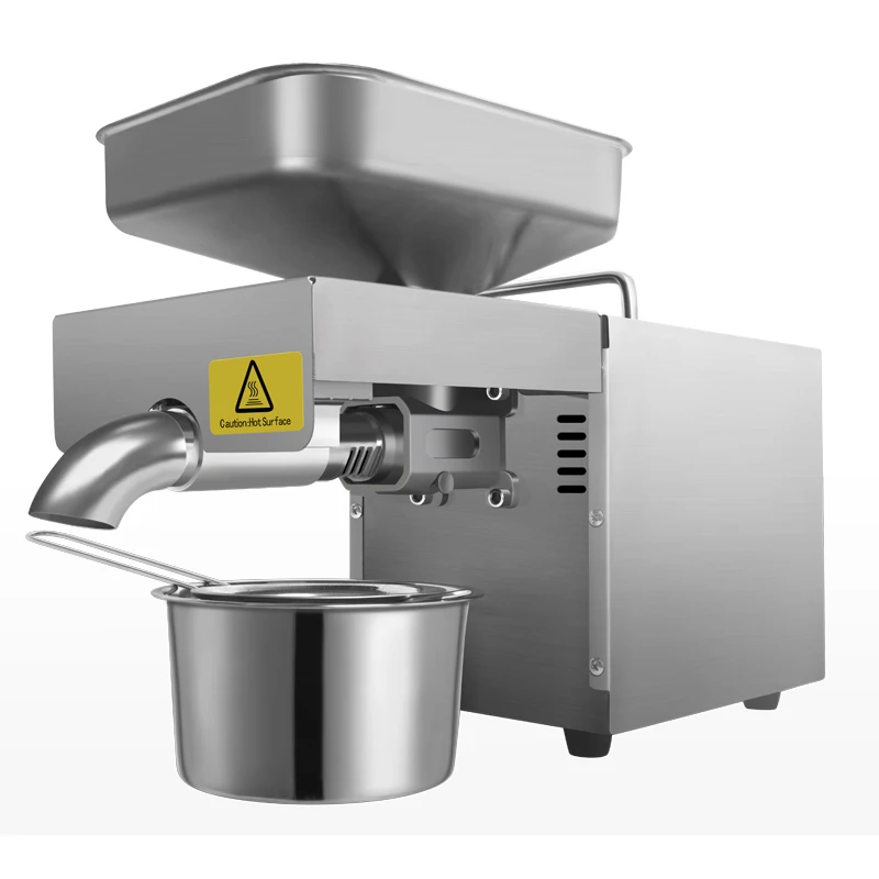 S9 Mini Automatic Oil Press Machine Low Power 1200W Household Oil Extraction Machine 110V 220V