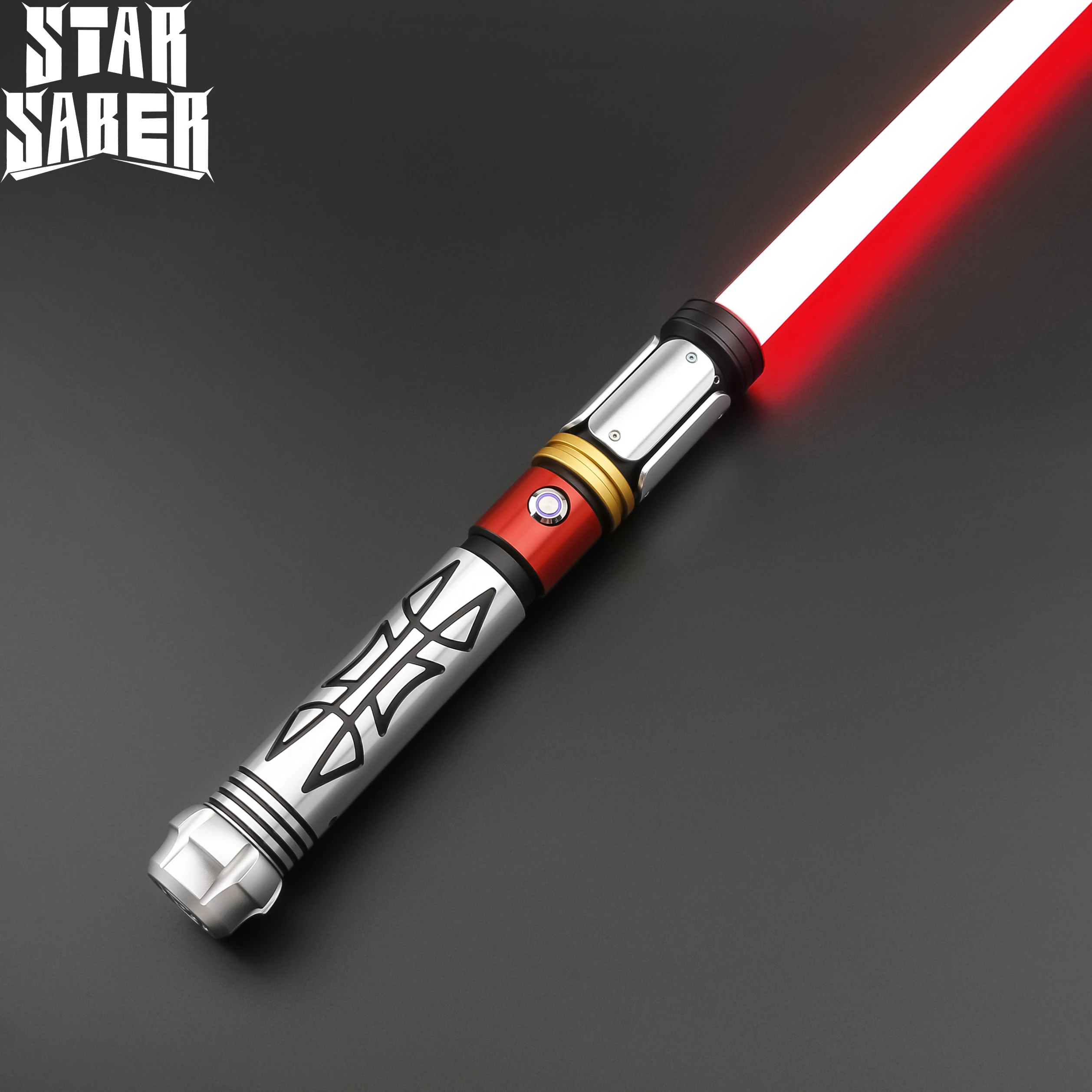 

STARSABER Neo Pixel Light Saber Heavy Dueling SNV4 RGB Smooth Swing Metal Hilt Blaster Force Cosplay Jedi Luminous Kids Toys