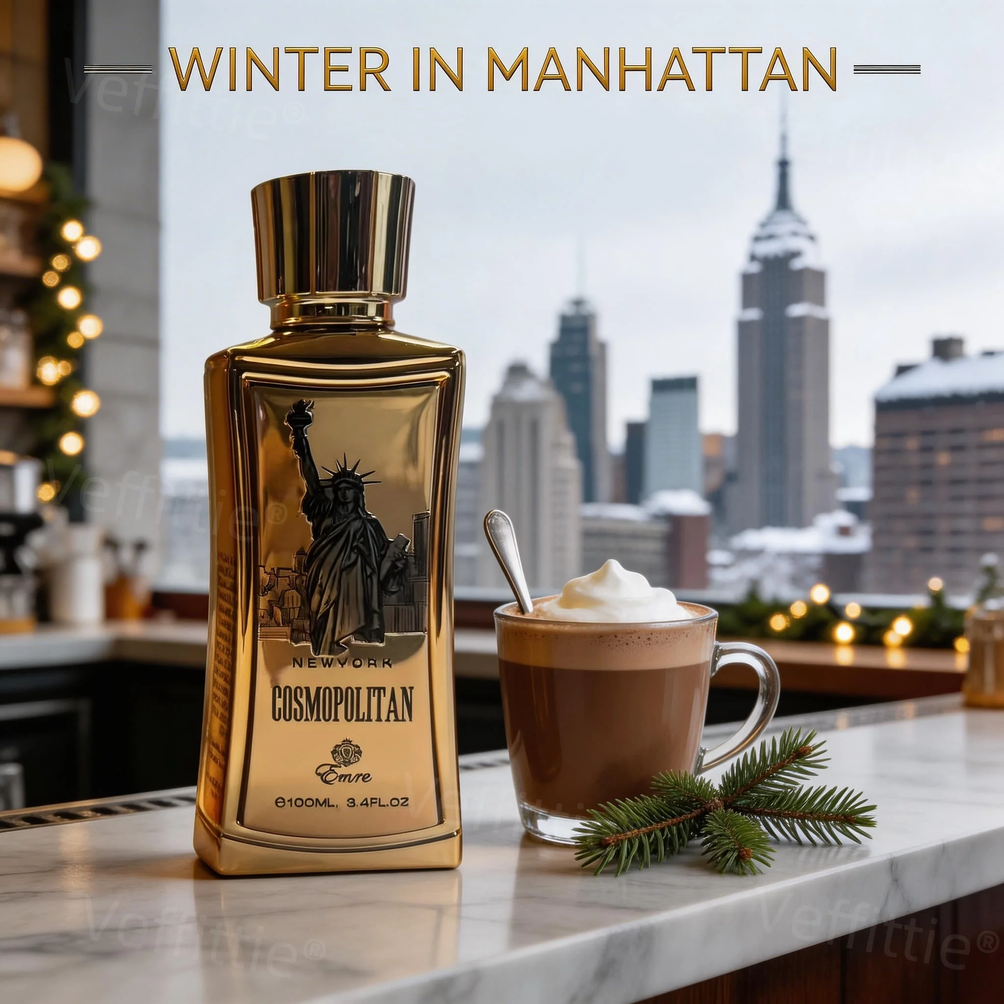 

NYC Urban Bold Woody Fragrance 100ml, lavender cumin top, birch geranium mid, all-day fresh scent for vibrant city lifestyle
