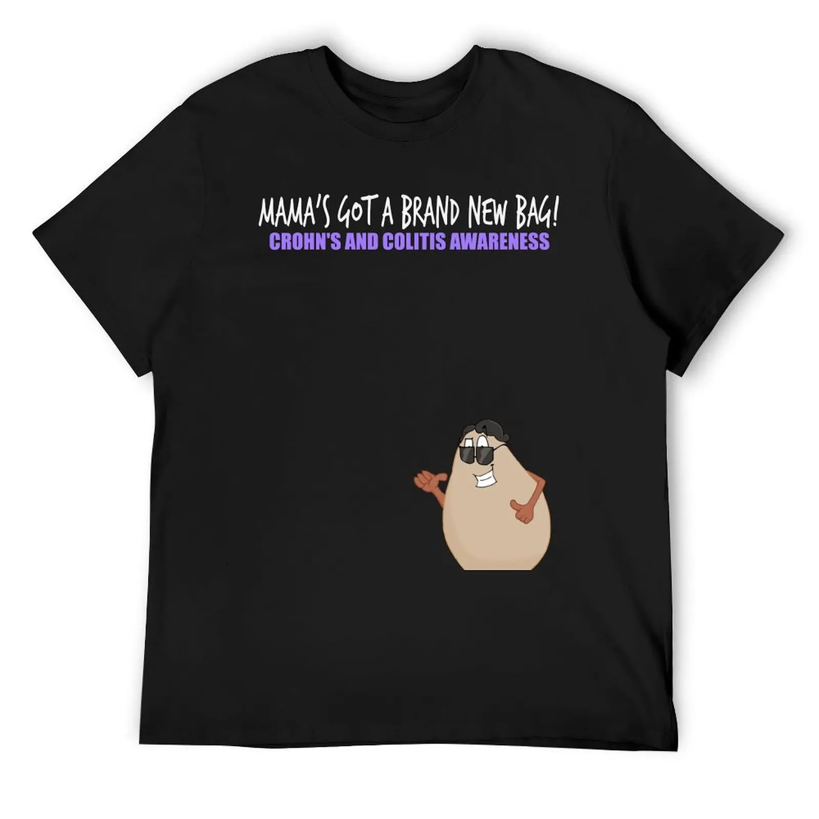 

Mama's got a brand new [stoma] bag! - Crohn's and Colitis awareness T-Shirt aesthetic clothes anime shirt black t shirts for men