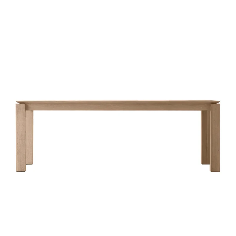 White oak wood, solid wood dining table, long table, lonely desk, desk desk, coffee table