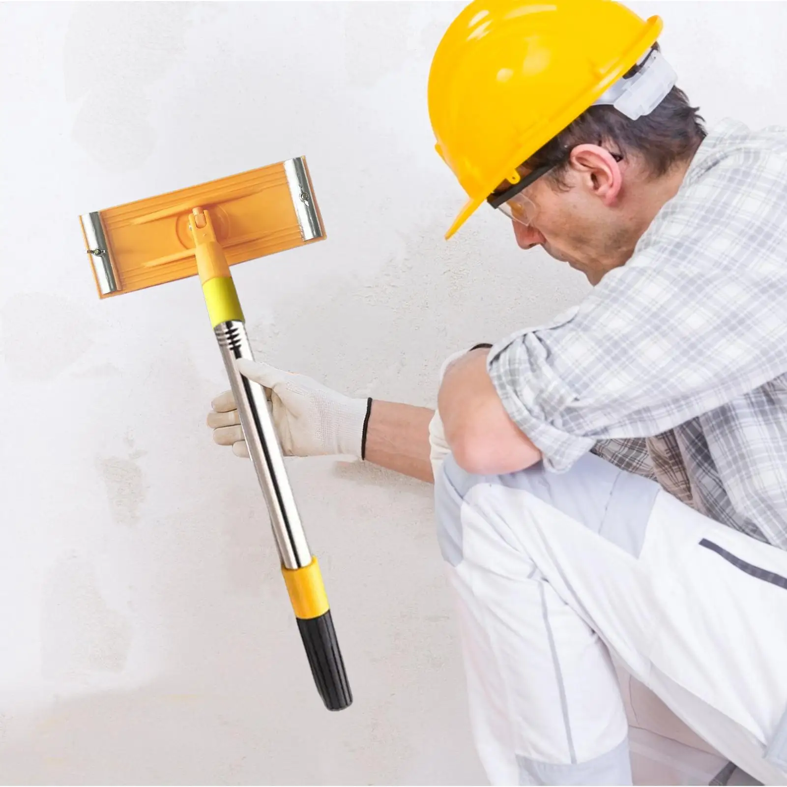 Drywall Pole Sander Extendable Manual Rotatable Hand Tools Floor Sanding Tool Painting Pole For Deck Floor Ceiling Home