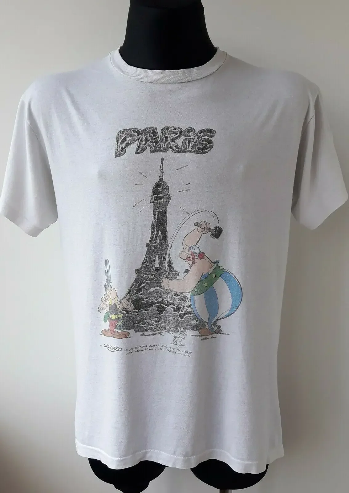 Asterix And Obelix Paris Vintage T Shirt