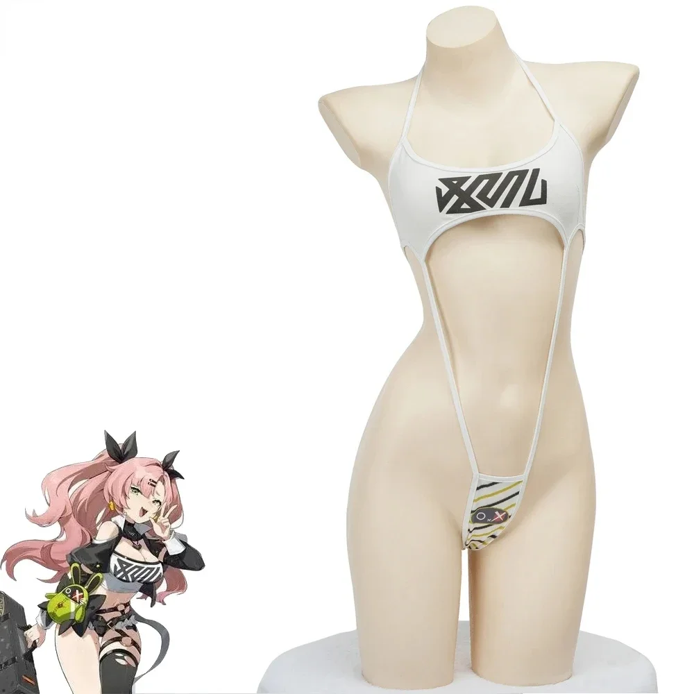 Jeu d'anime Nicole Demara Halloween Cosplay Costume mignon fille dos nu body jeu de rôle sous-vêtements tenues Lingerie été 2025