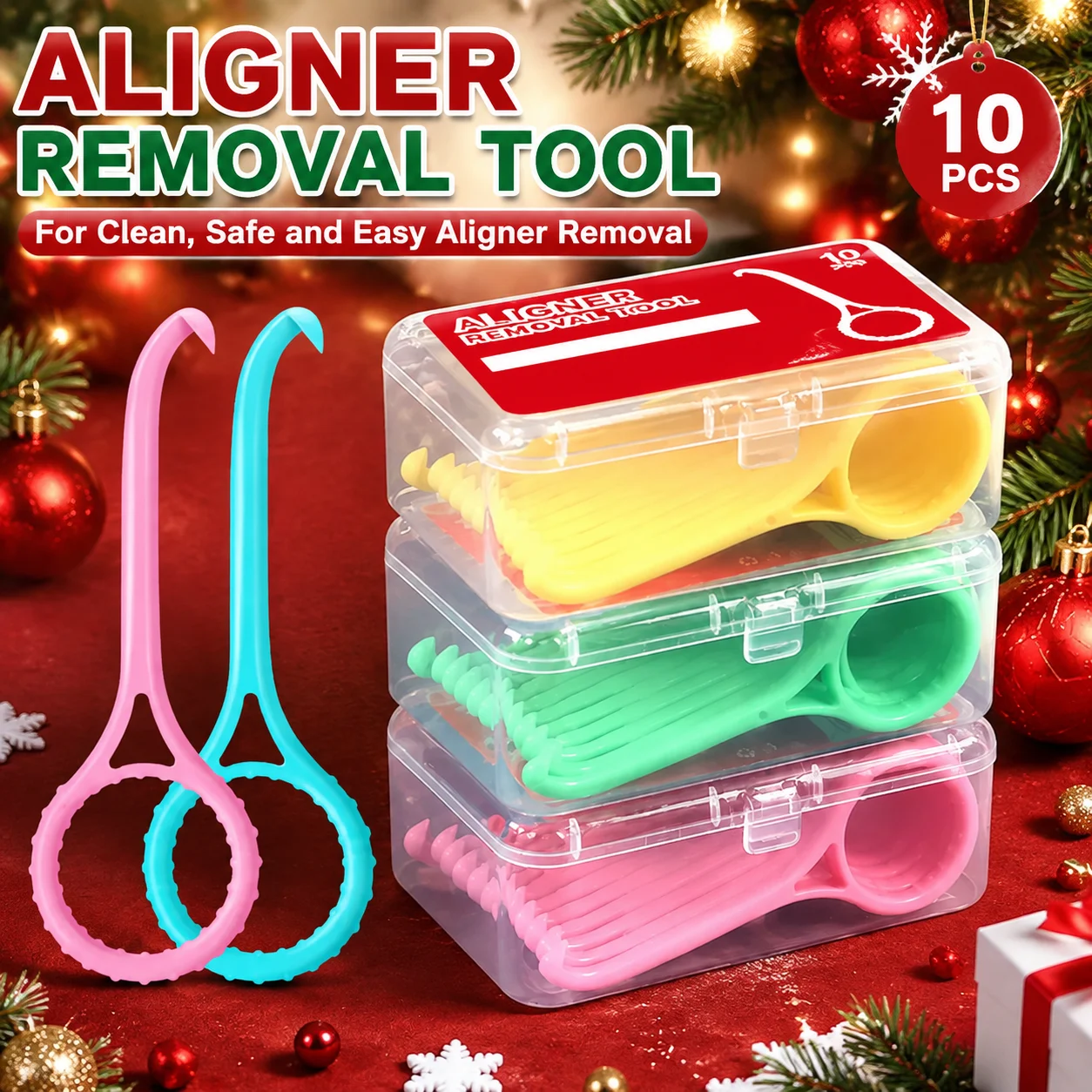 10/30PCS Aligner Removal Tool Invisible Braces Extractor Hook Safe & Portable Orthodontic Retainer Remover for Oral Care