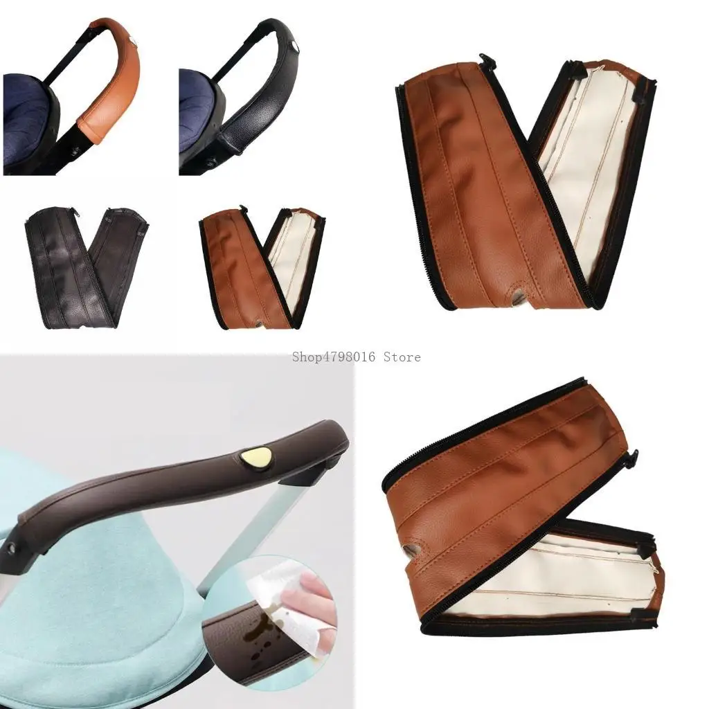 

Armrest Handle Sleeve Pushchair Handlebar Sleeve Removable Cover