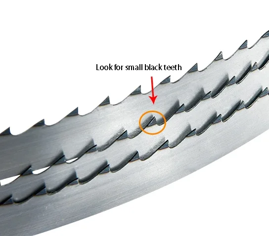 Cutting Accuracy 10PCS/Carton Hardened Band Saw Blades for Cutting Wood Special Offer 4000(158'')*34*1.05*T22 High