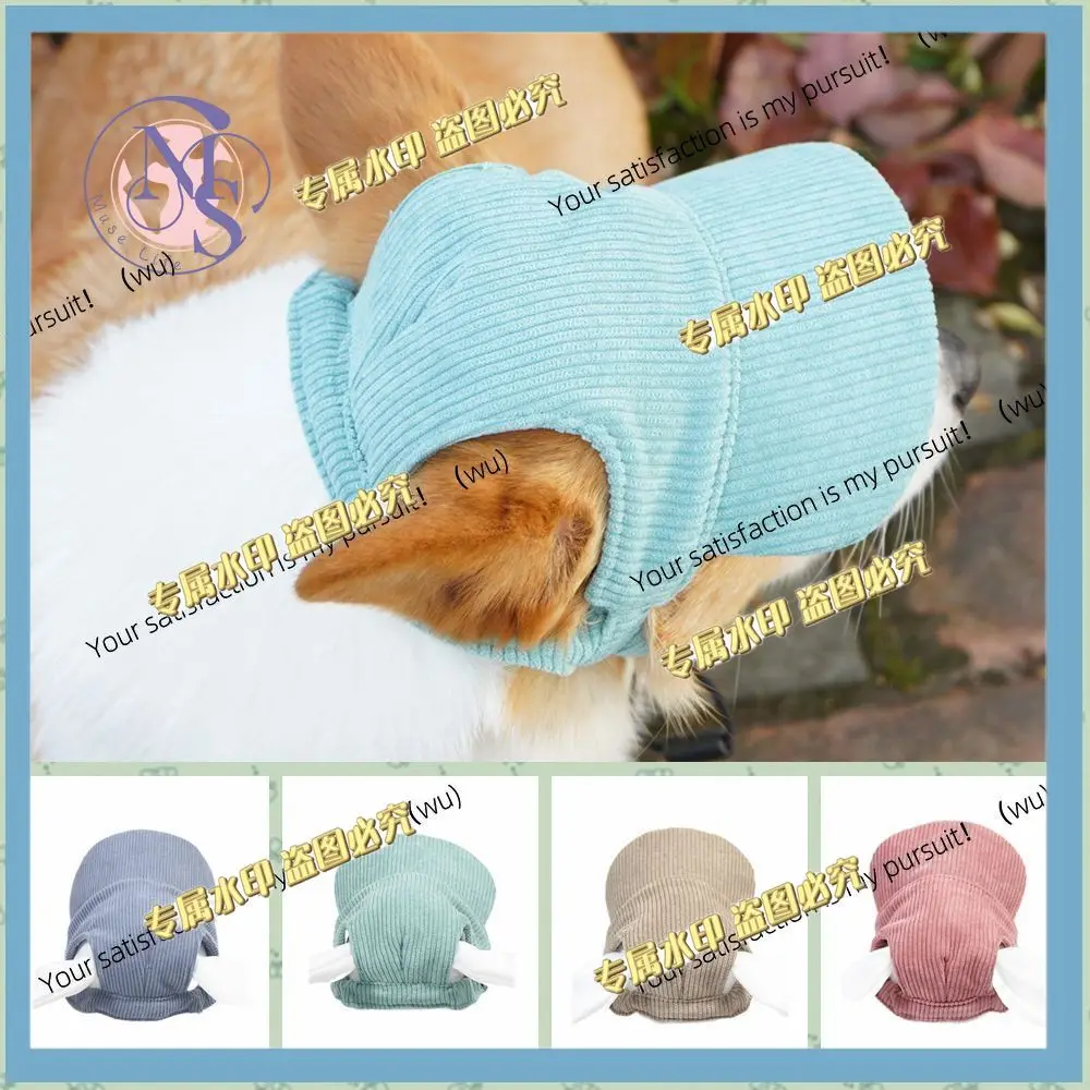 Fashionable adjustable dog baseball cap, soft and breathable, with ear holes
