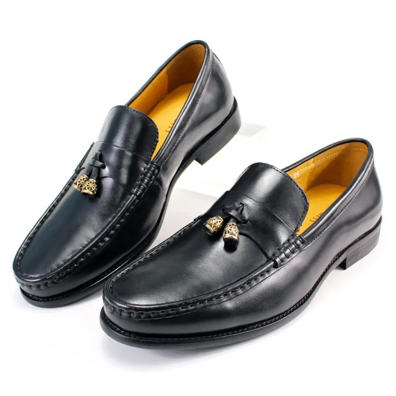 

Men's Leather Shoes Genuine Leather Cowhide Loafers Shoes Men Business