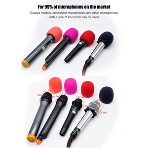 10 pcs thicken microphone foam Mic Professional Cover Studio Windscreen Protector of the Soft Sponge Grid Microphone Cap 8 Main Sales Microphone Foam - №2