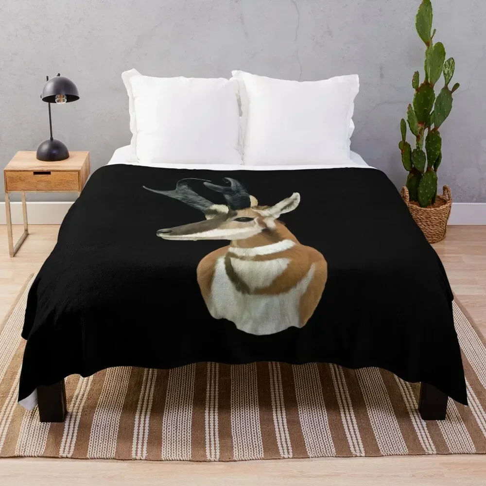 Pronghorn Antelope Throw Blanket Decorative Sofa Plush Giant Sofa Blankets