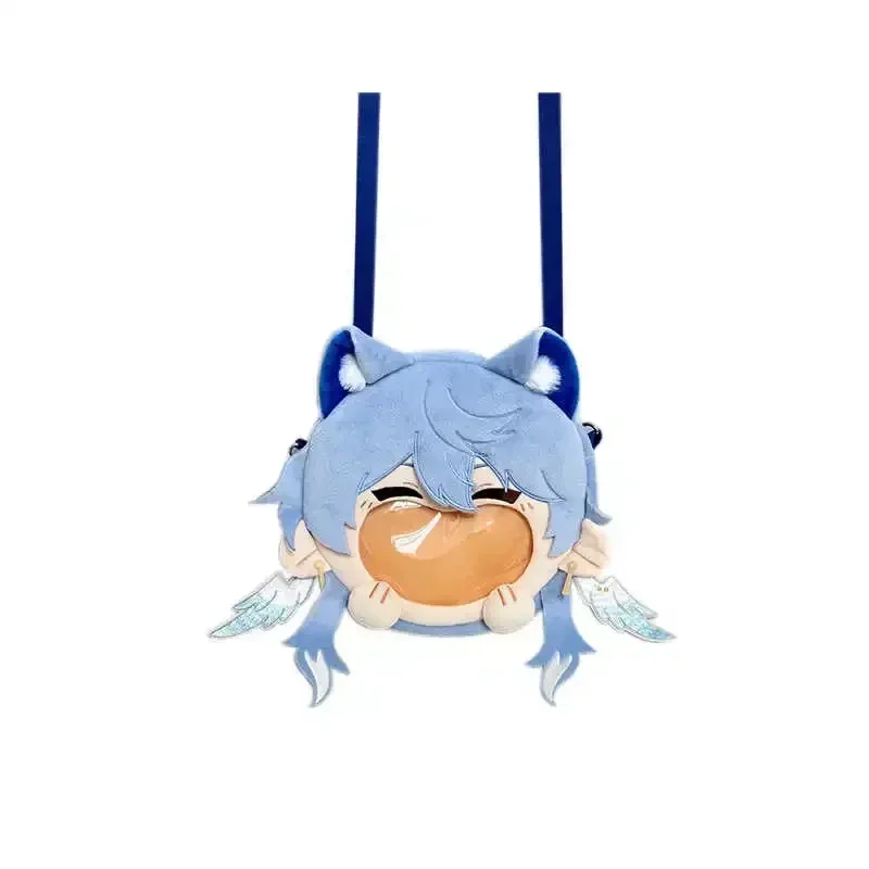 Gra Honkai Star Rail Sunday Cosplay Pluszowa Torba Uśmiechnięta Twarz Przezroczysty Itabag Plecak Codzienny Jasnoniebieska Torba na Ramię Crossbody