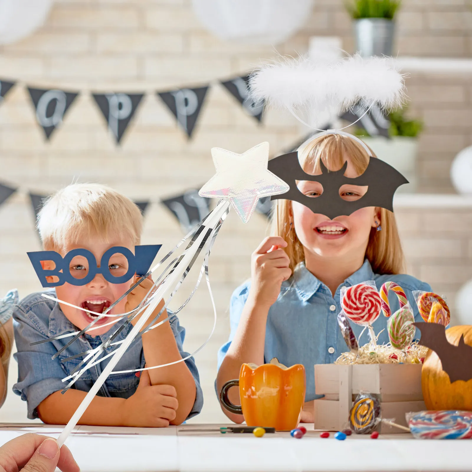 

Angel Role Props Kids Performance Wing Girl Costume Cosplay Dresses Halloween Photo Stage Angel Role Play Props Accessories