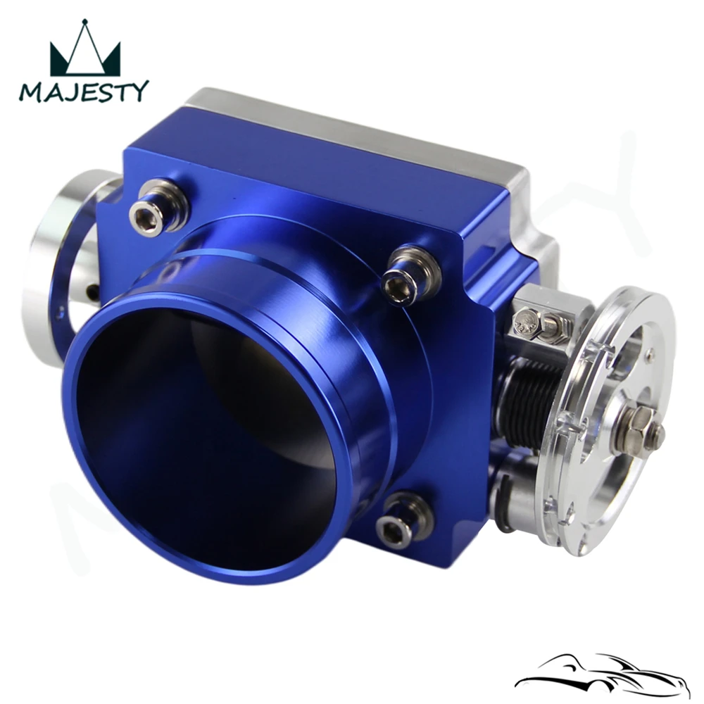 80mm Alloy Aluminum Universal CNC Billet Intake Throttle Body High Flow