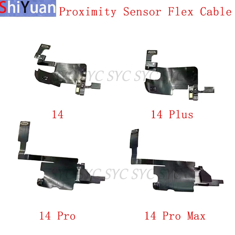 Proximity Light Sensor Earphone Flex Cable For iPhone 14 Pro Max 14 Plus Earpiece Speaker Ribbon Replacement Parts