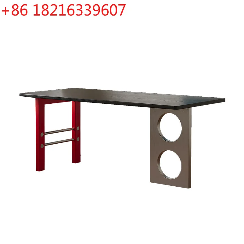 YAO high-end all-solid wood custom student home study living room office computer desk log