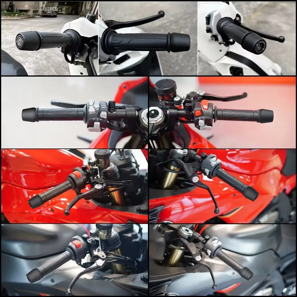 Motorcycle Handle Bar Ends Grips Counterweight Plug Slider For Suzuki GSX‑S1000 Y F Z GT FZ FT 2015‑2023