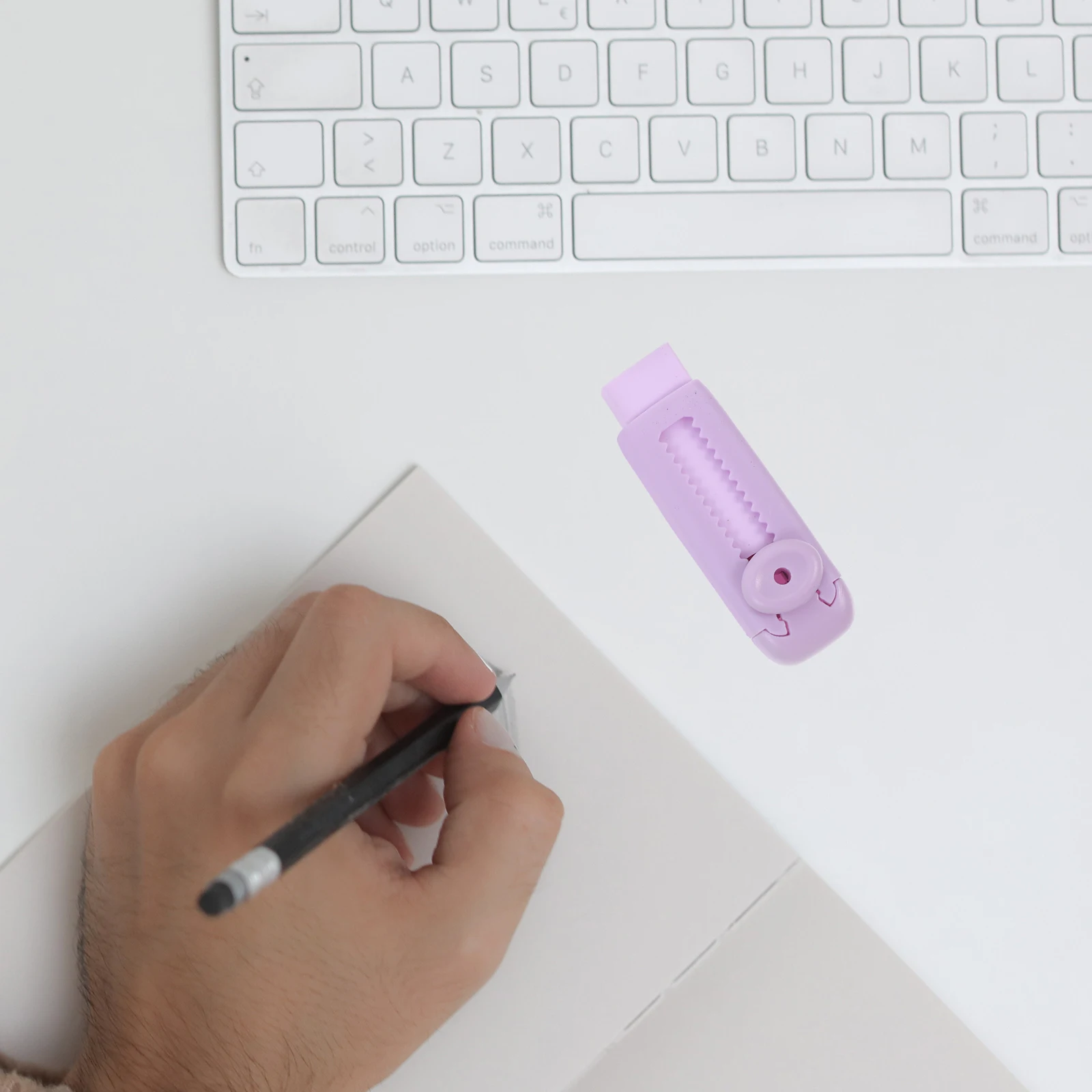 

8 Pcs Retractable Eraser Multi-use School Slide Traceless Tpr Students Test Exam Small Convenient Cute Practical Function Remove