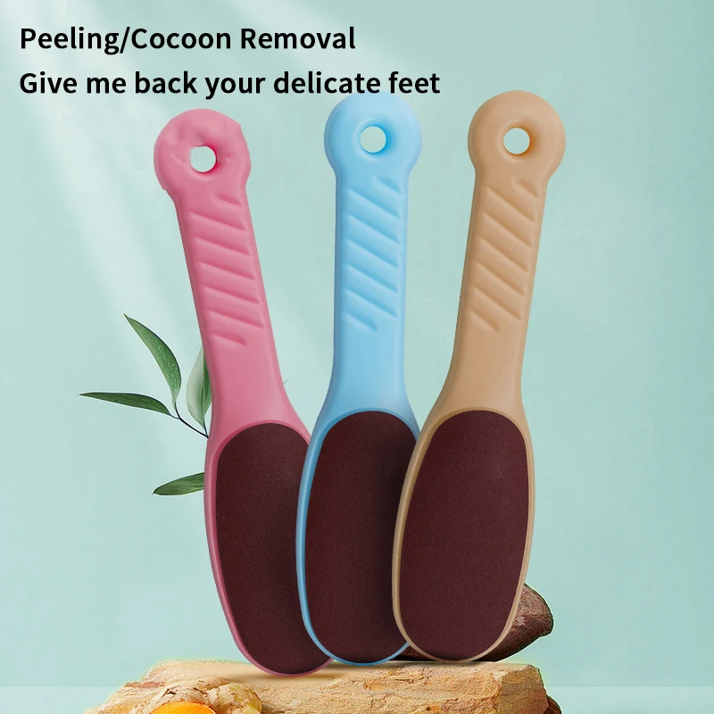 1 قطعة مزيل مسامير القدم كعب الوجهين جلخ القدم فرك مجلس المهنية الجلد الميت طاحونة الرعاية التقشير أداة العناية بالقدم