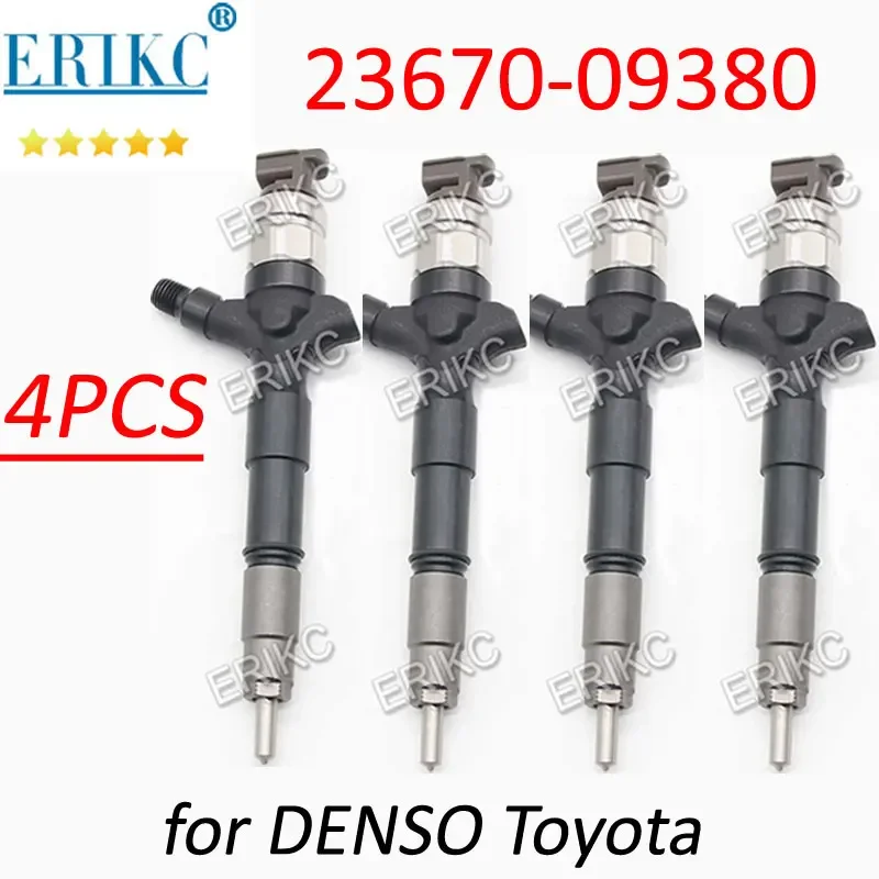 

23670-09380 Diesel Injector Set Nozzle 2367009380 Common Rail Sprayer Parts for DENSO Toyota 23670 09380