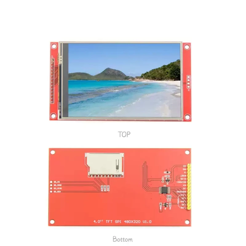 Módulo pantalla táctil LCD 4'' SPI 480x320 ST7796S TFT - imagen 3