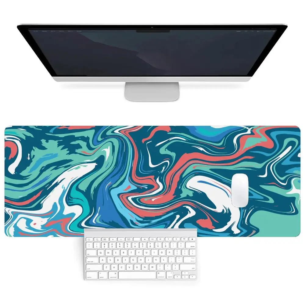 

Computer Mouse Pad Gaming Mousepad Abstract Large Strata Liquid Mouse Mat Gamer XXL 80x30cm Mause Carpet PC Keyboard Pad Deskmat