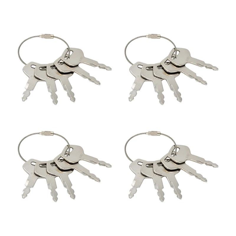 

20pc Ignition Keys 150979A1 KHR3079 S450 Compatible with Case Excavator Compatible with Sumitomo Excavator Compatible with JCB