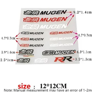 Mugen R Autor und Windows -Aufkleber, Motorrad, Honda Fit, Civic Type R, City Cr Z, Legende Odyssey Stepwgg, 6 Honda Fit Sales - №4