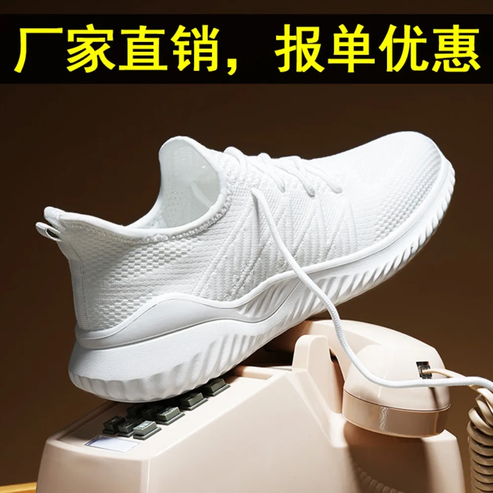 

Мужская повседневная обувь, спортивная обувь, дышащая, для прогулок и бега весной и осенью, мужские туфли, легкие туфли на плоской подошве.