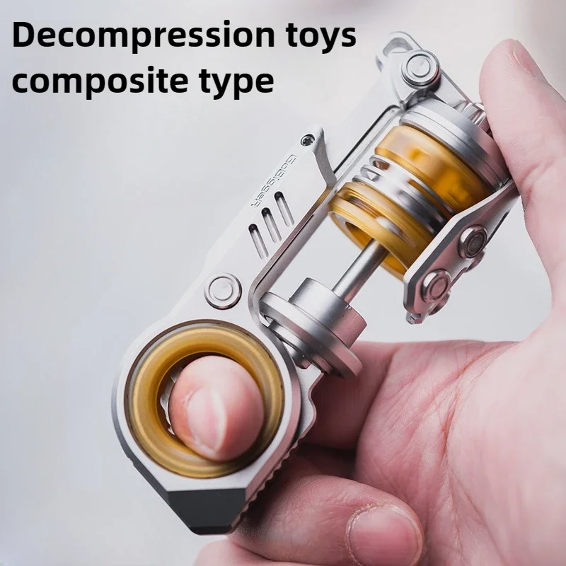 (Pre-sale) AURORA  Throwing Pushing  Composite Fingertip Mechanical Metal Gyro EDC Decompression Desktop Toys Gift