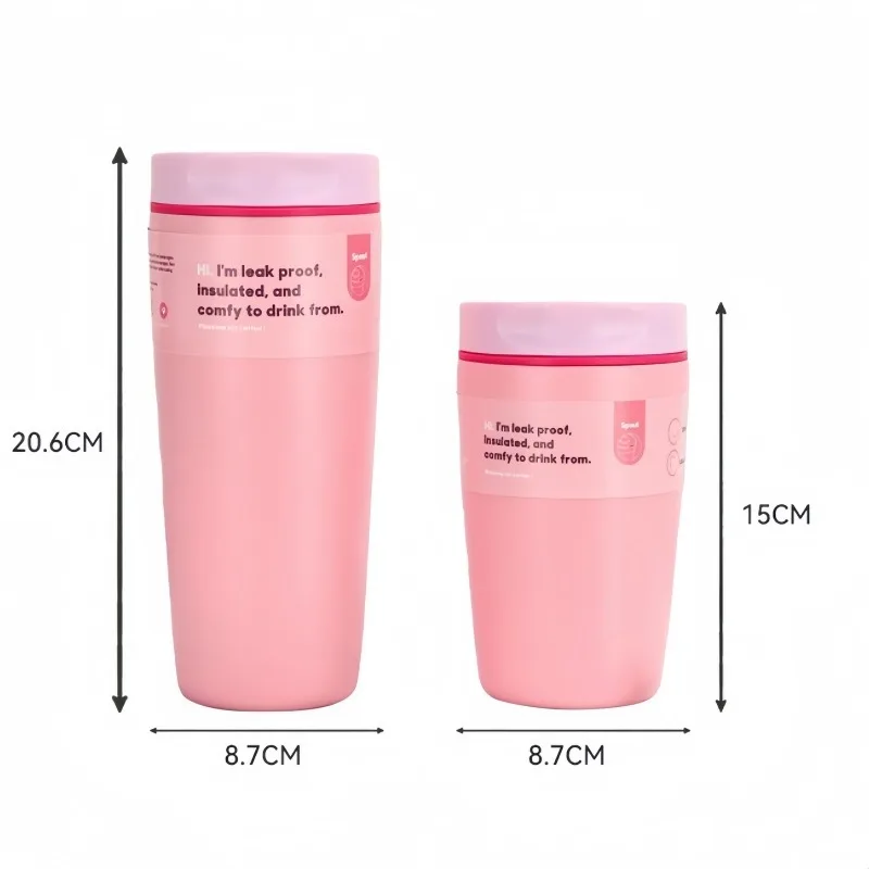 كوب قهوة معزول بمكنسة من الفولاذ المقاوم للصدأ سعة 20/12 أونصة، كوب سفر محمول، للسيارات والمكاتب والمنازل والتخييم وكوب المشروبات #6