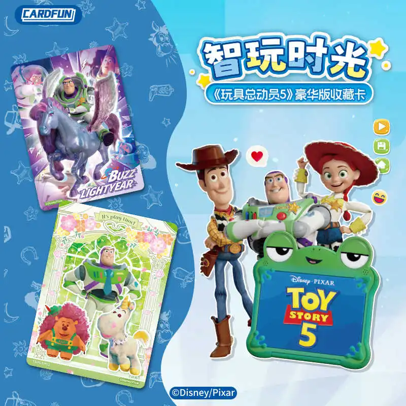 

Card.fun Toy Story 5 Card Smart Play Time Mystery Box Genuine Trading Cards Game Toys Holiday Birthday Gifts for Man Woman