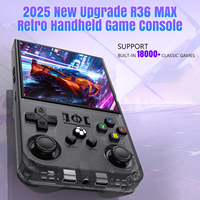Open Source R36MAX Retro Handheld Video Game Console RK3326 Chip 64/128G Portable Pocket Game Player 4‘’HD Screen Game Console