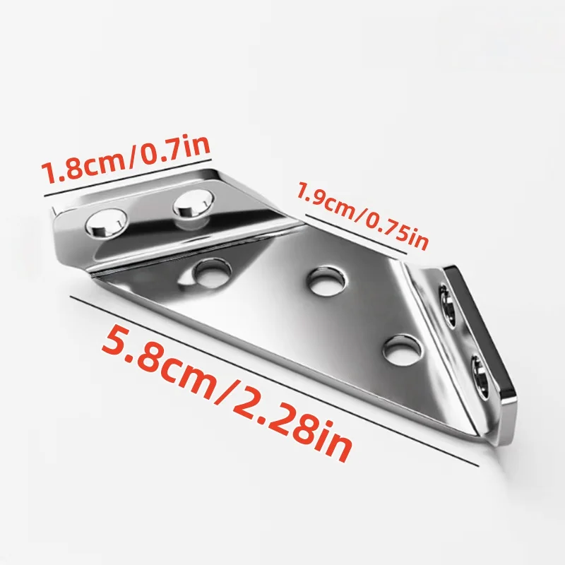 10/20pcs Code 90 Degrees Right Angle Fixed Bracket Furniture Connectors,apply for wooden furniture racks and cabinets,hardwares