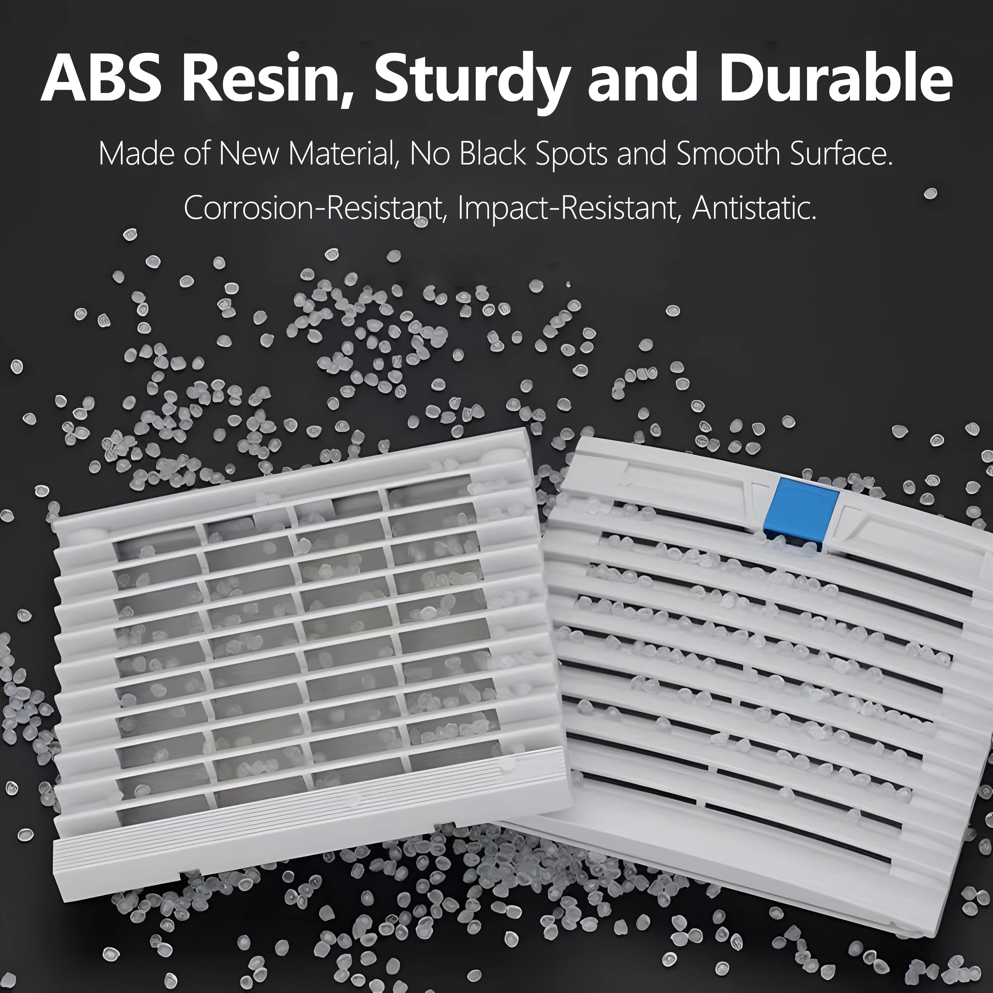 Electrical Cabinet Fan Filter Louver Grille ZL801/802/803/804/805/806, Dustproof Ventilation & Heat Dissipation Axial Fan Cover