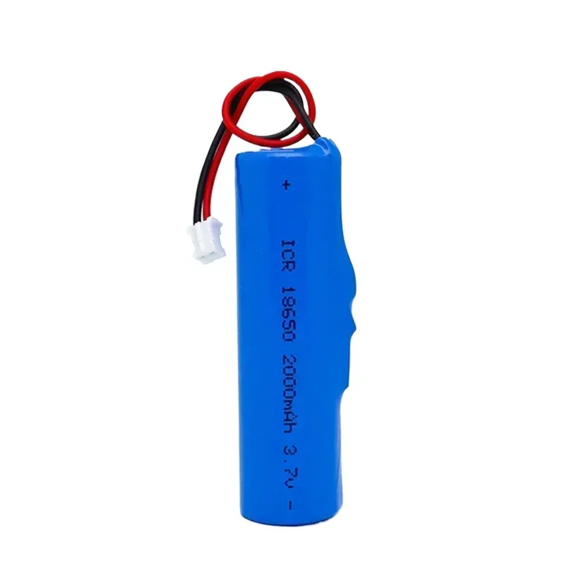 3.7V 2000mAh Rechargeable Lithium Battery 18650 Li-ion with PCB PH2.0-2P Battery for Fishing LED Light Bluetooth Batteries