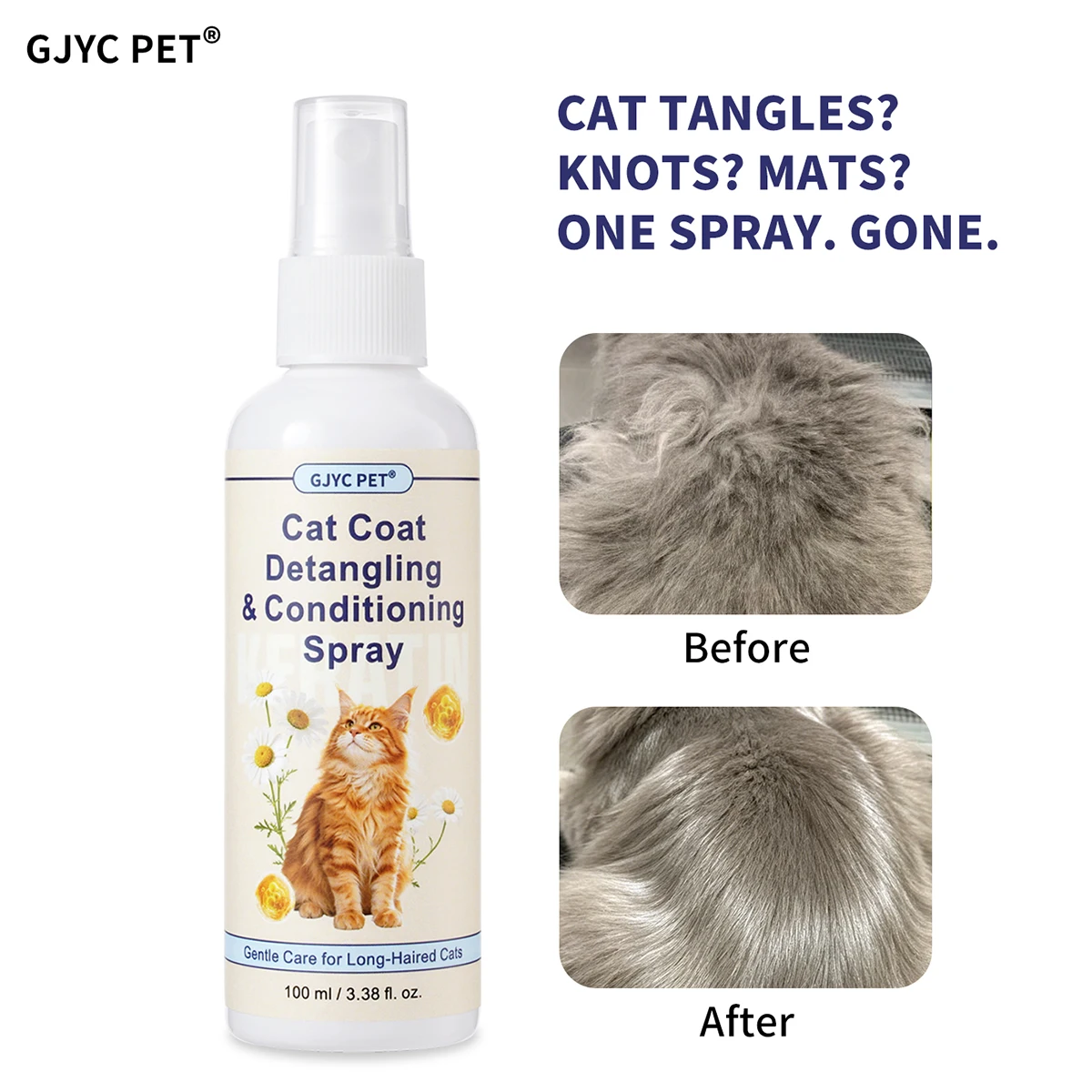 Drone Camera Stabilized - Spray Desembaraçante de Queratina para Gatos,