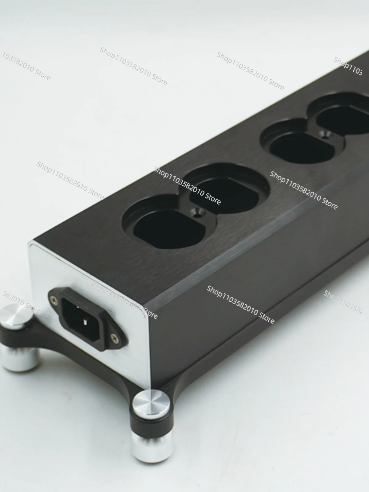 HIFI feverish audio socket, power supply box, power filter socket, all aluminum shell, 4 positions, 6 positions